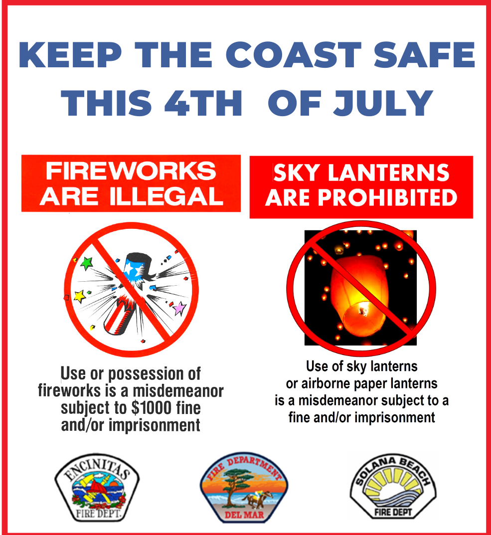 Keep The Coast Safe This Th Of July Solana Beach